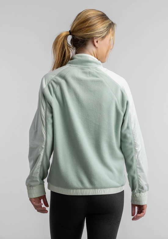 Women's Nila Microfleece Hybrid Pullover - Aqua