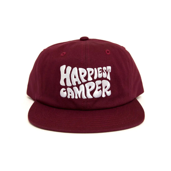 Happiest Camper Hat - Maroon