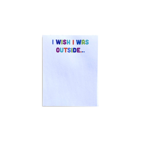 Small Outside Notepad