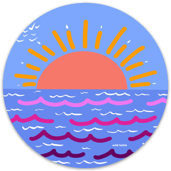 Sunset Sticker
