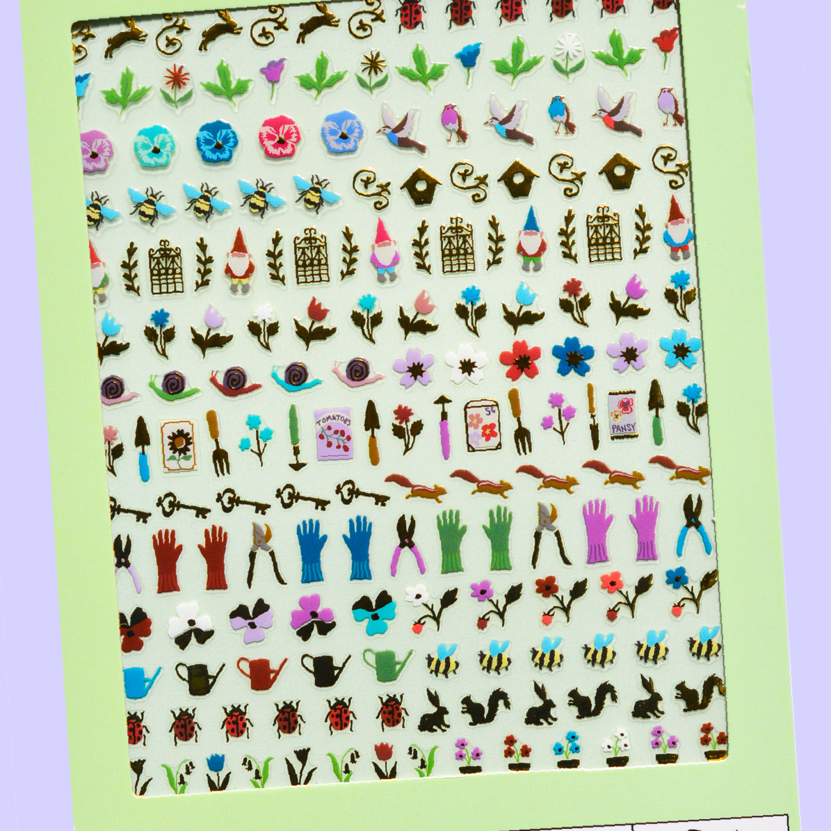 April Showers Nail Art Stickers