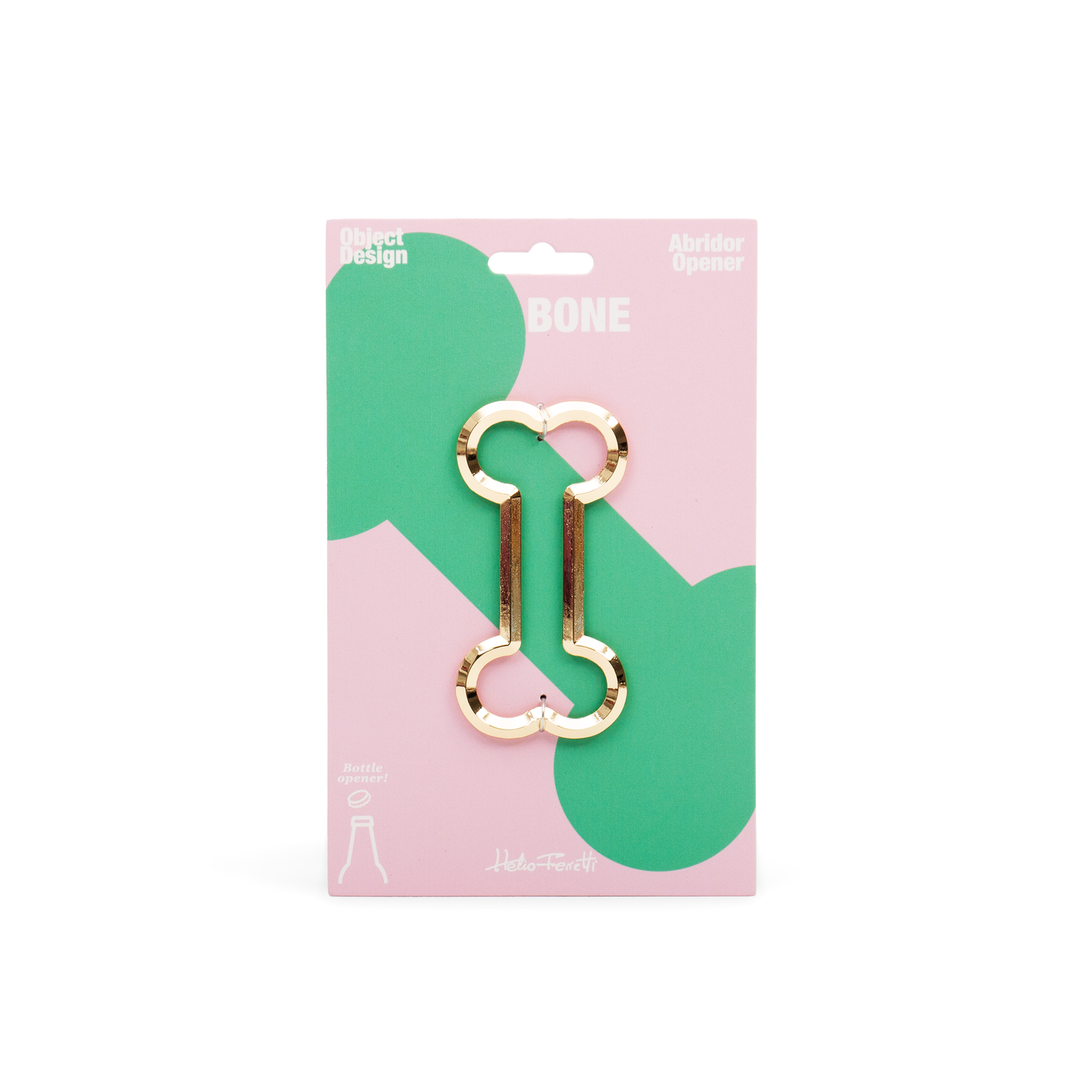 Golden Bone Bottle Opener