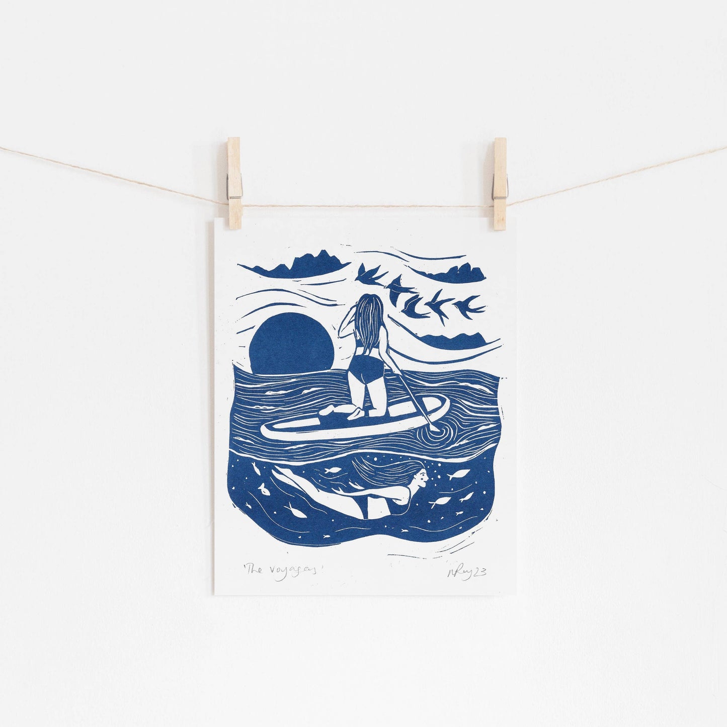 The Voyagers Riso-print