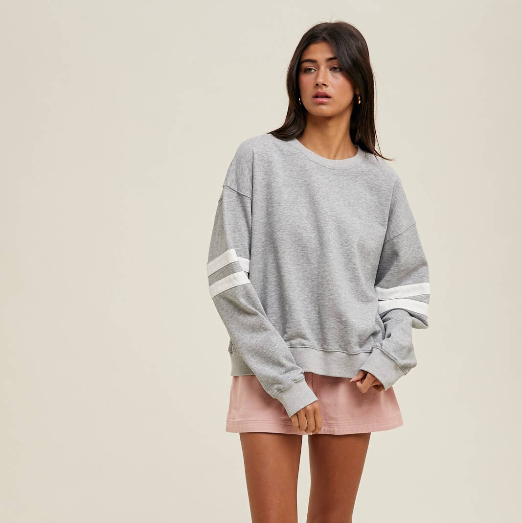 Varsity Knit Pullover