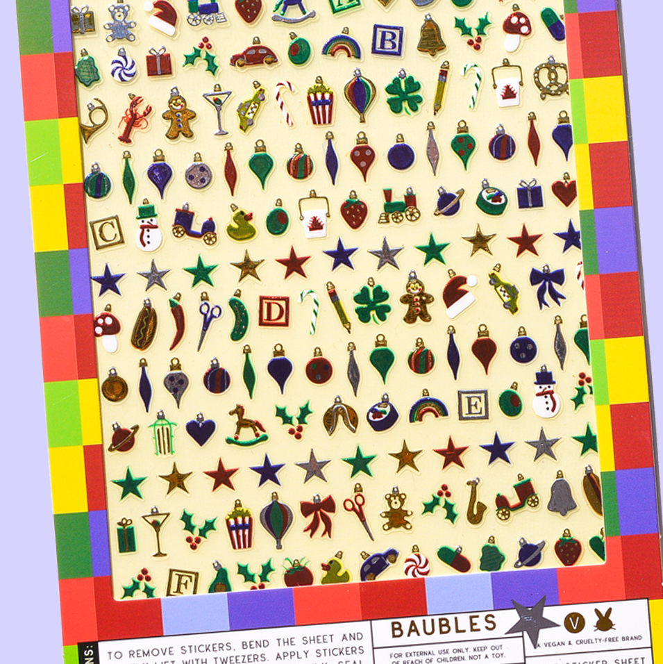 Baubles Nail Art Stickers