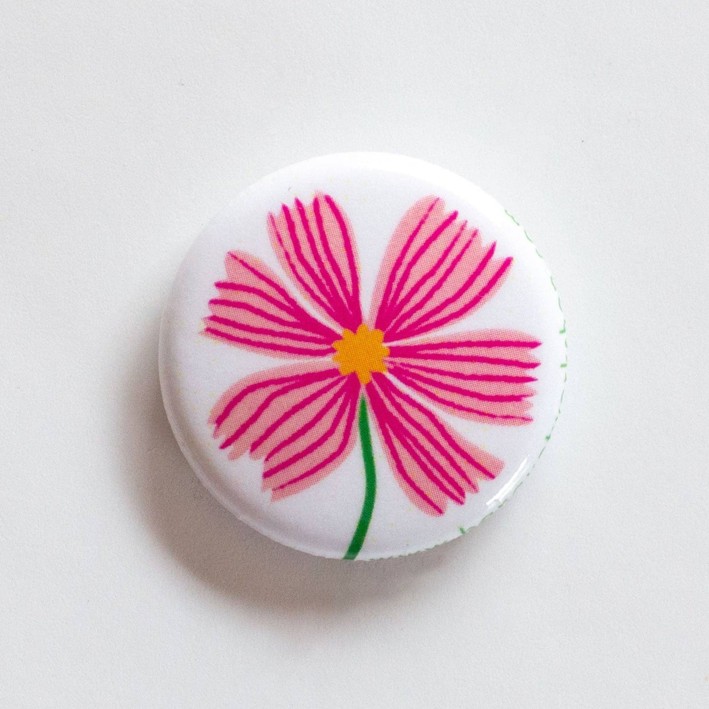 Cosmos Flower 1" Button