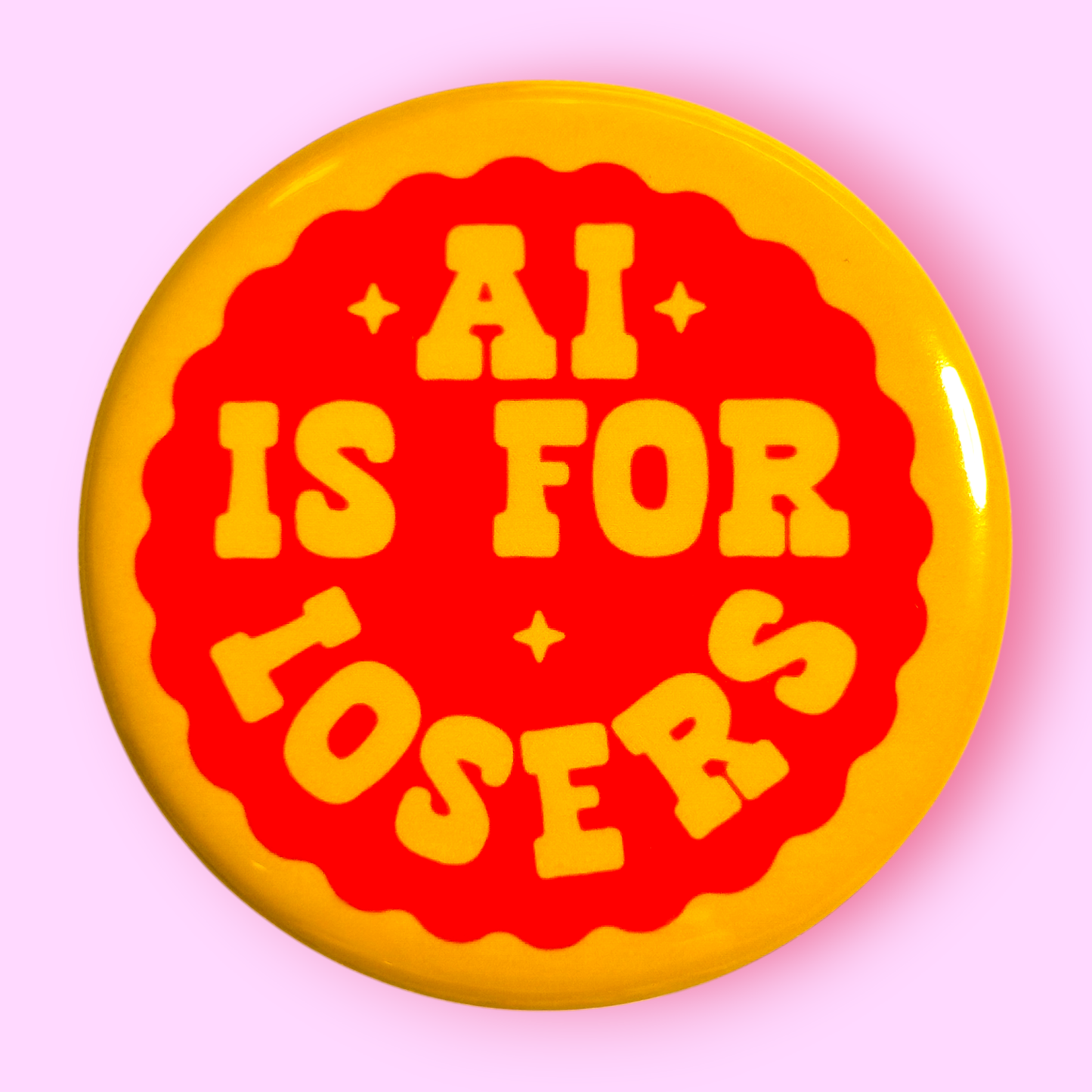 AI is for Losers Button
