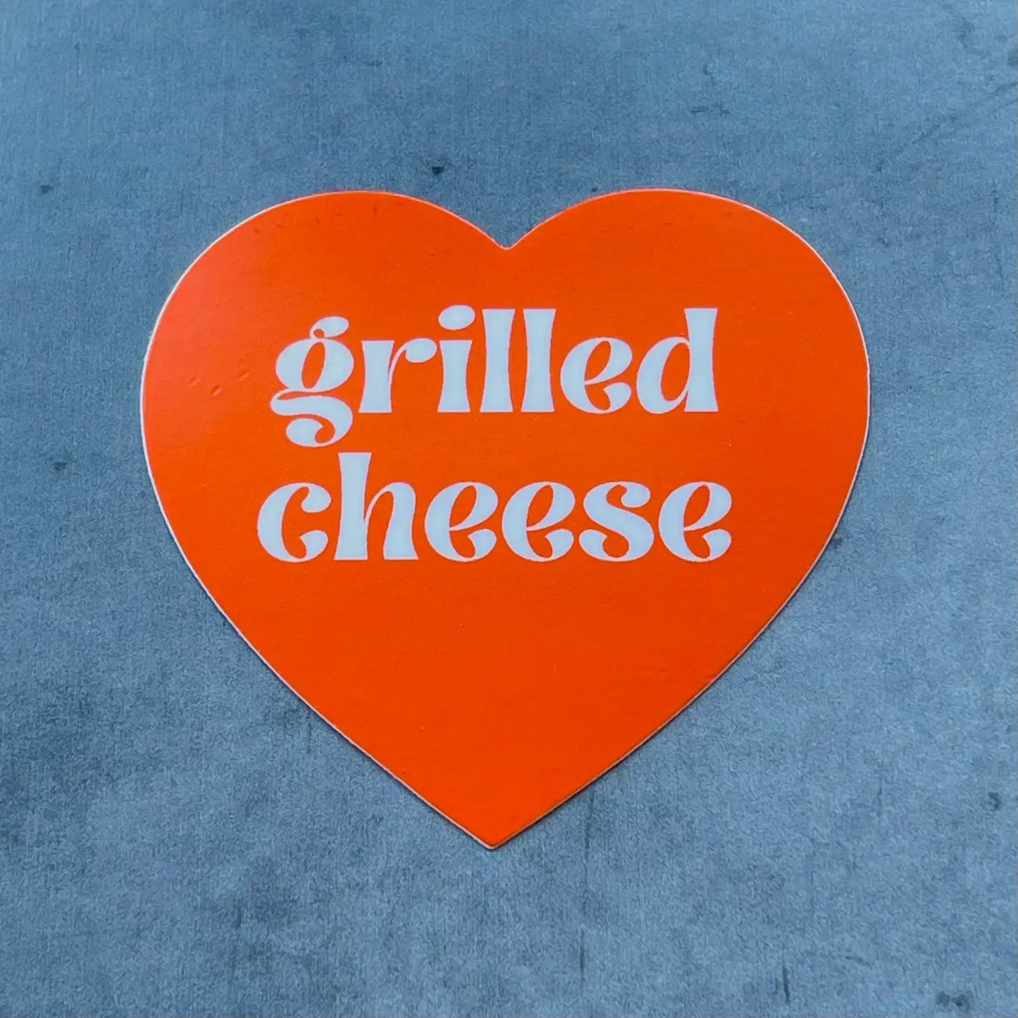 Load image into Gallery viewer, Grilled Cheese Heart Sticker

