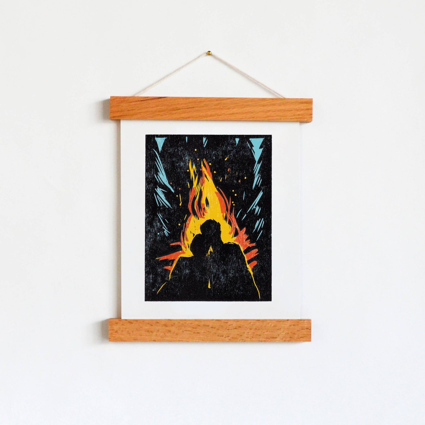 Burning For You Art Print