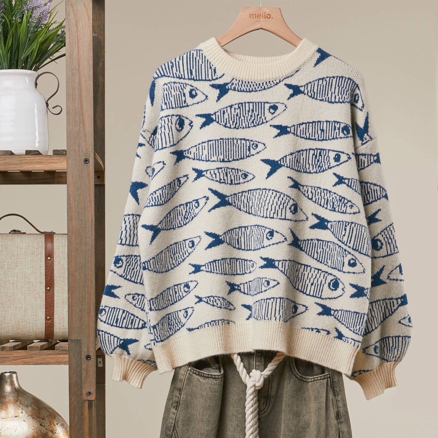 Sardine Story Knit Sweater