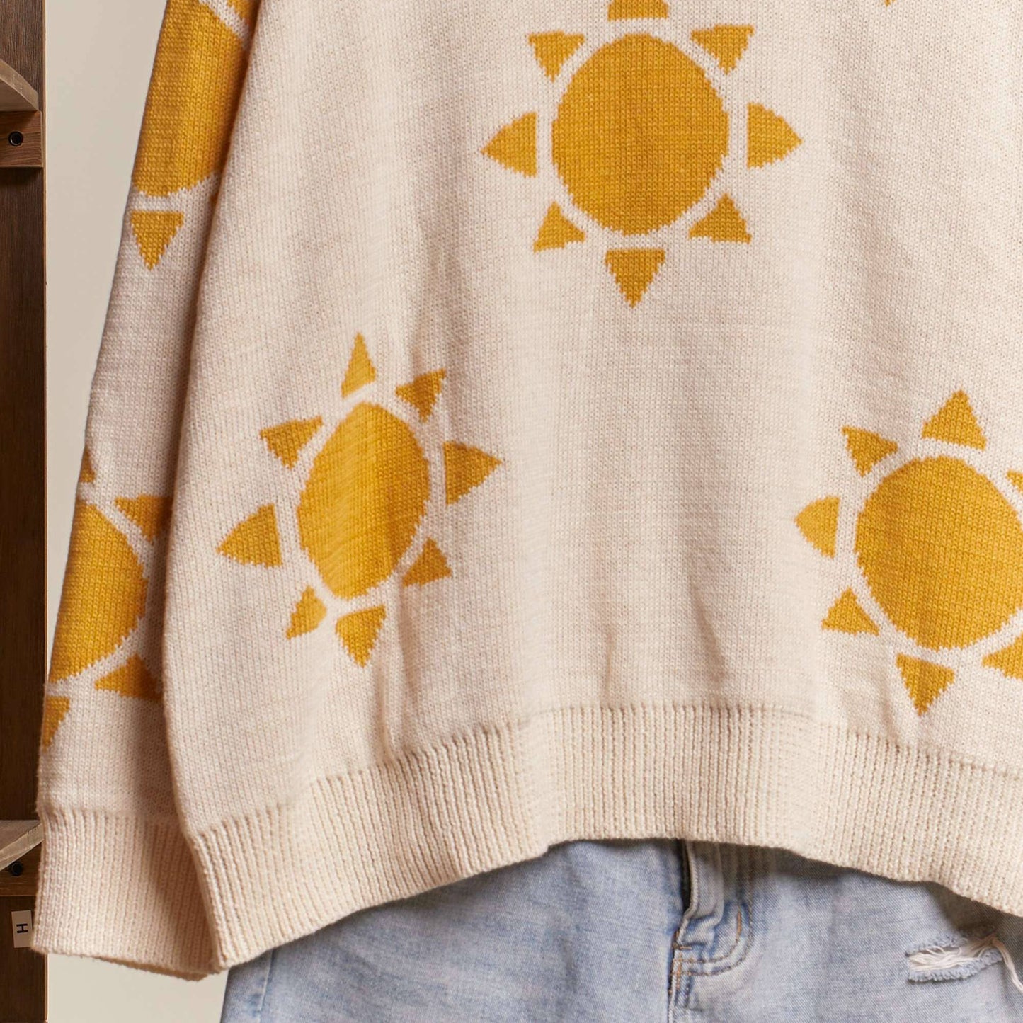 Sun Patched Sweater