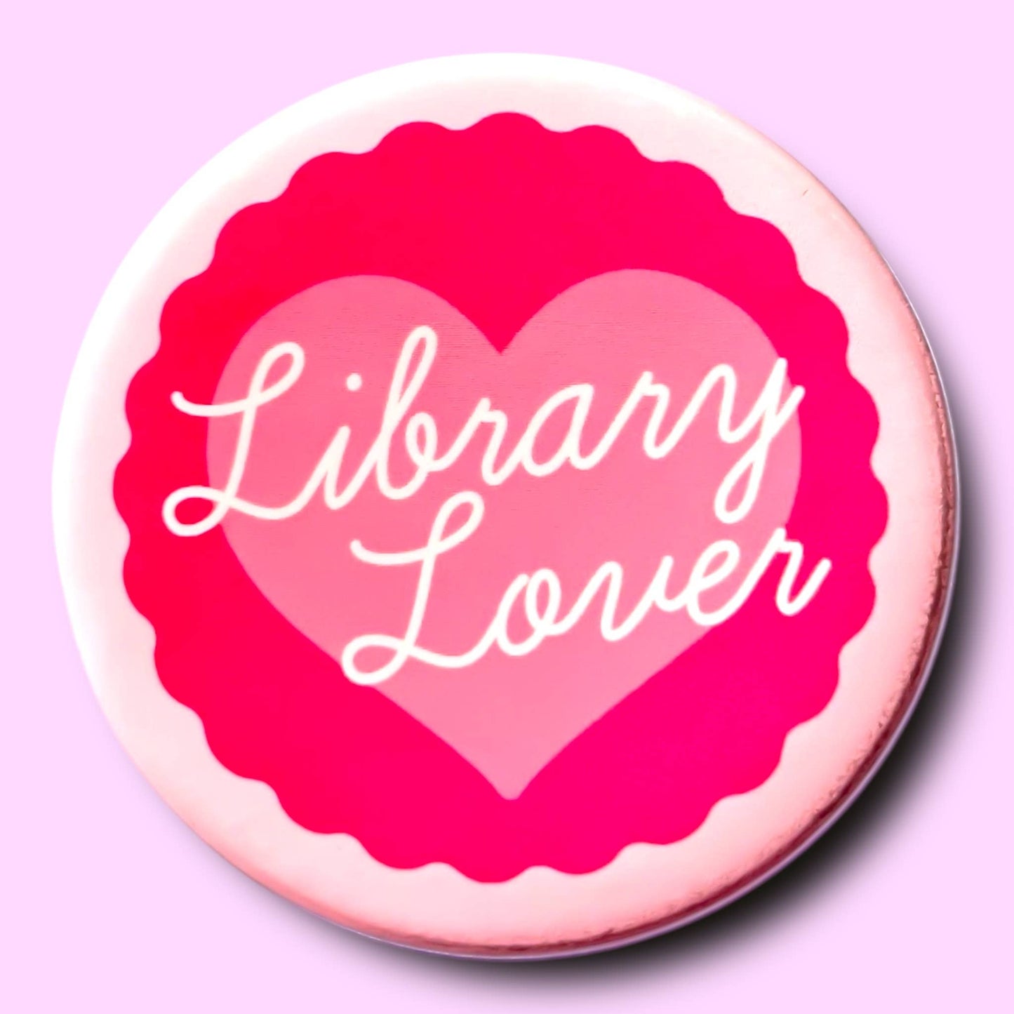 Library Lover Button