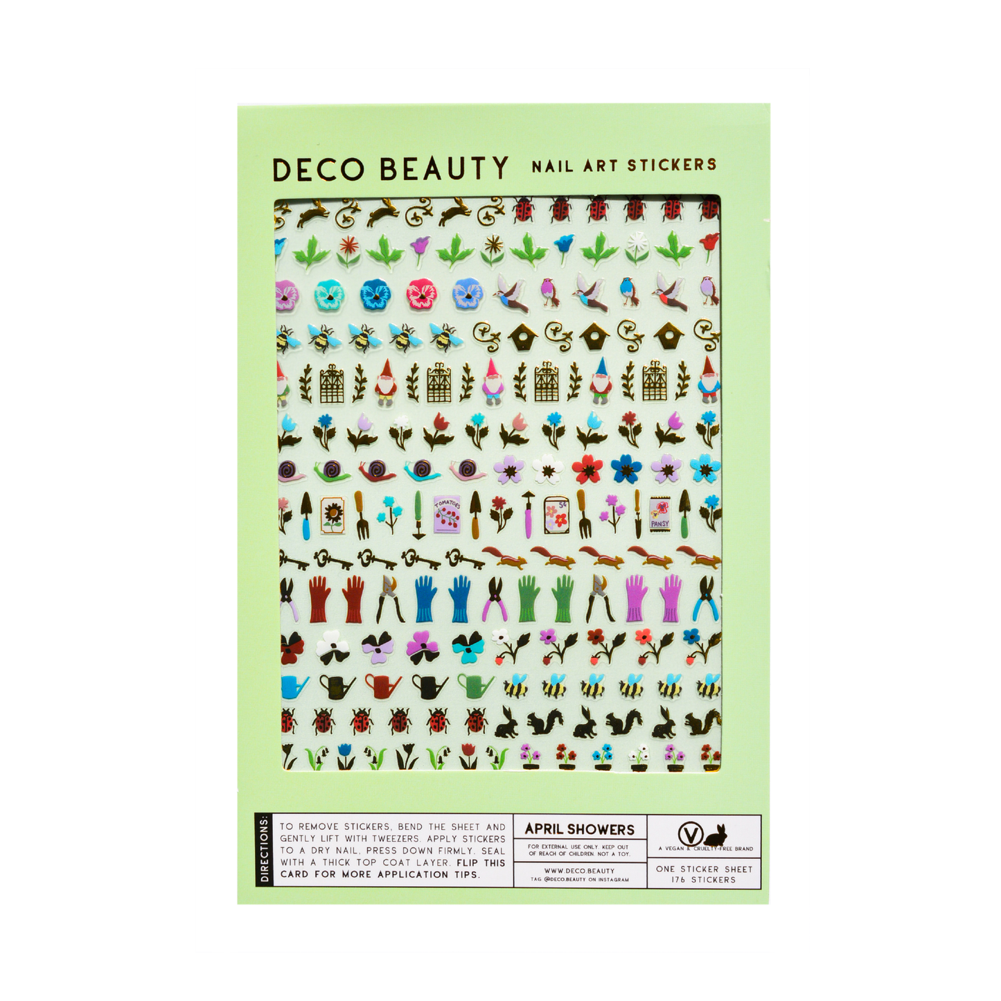 April Showers Nail Art Stickers