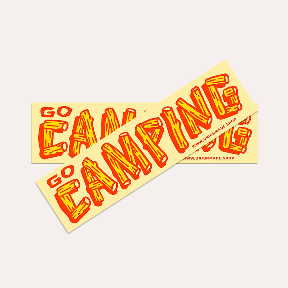 Go Camping - Bumper Sticker