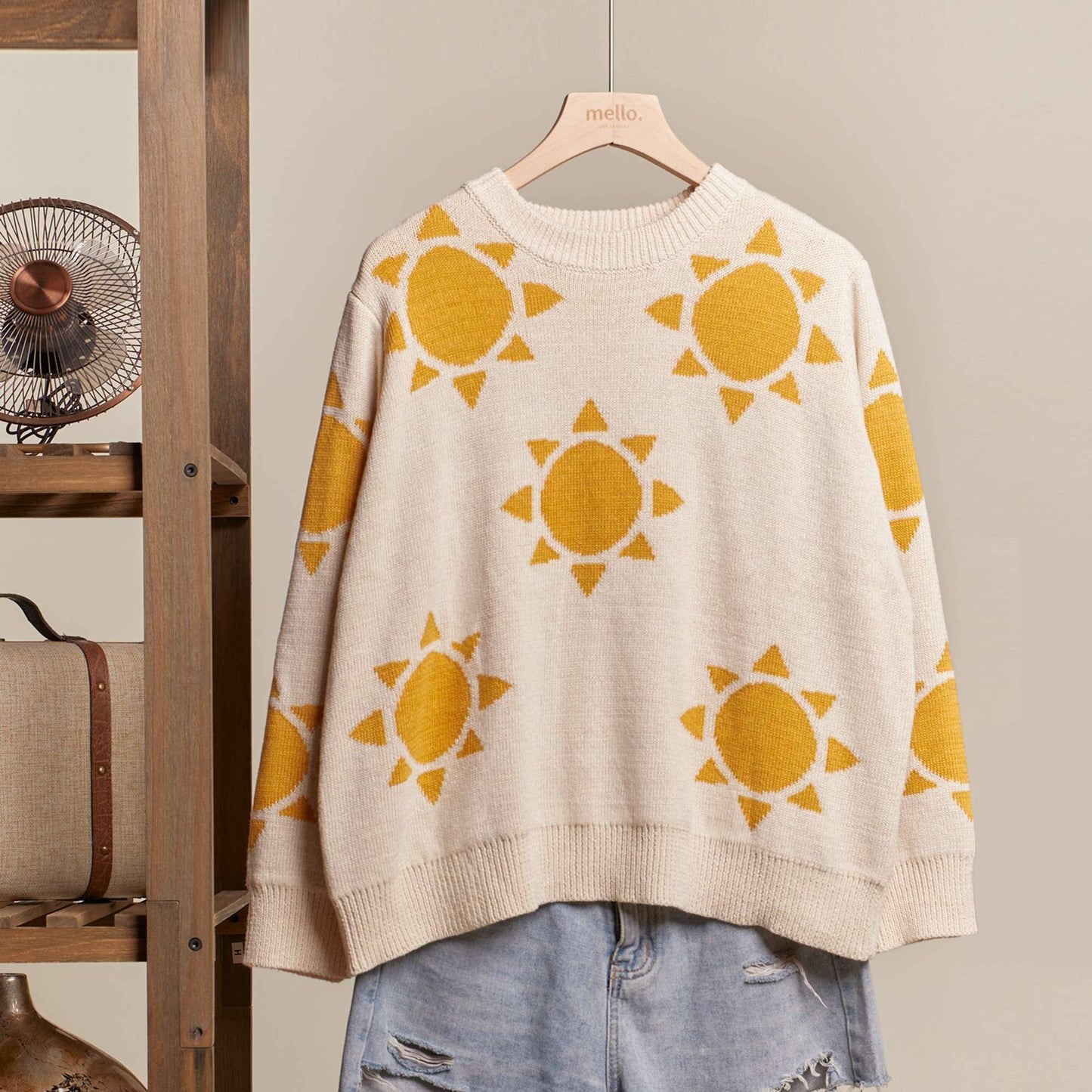 Sun Patched Sweater