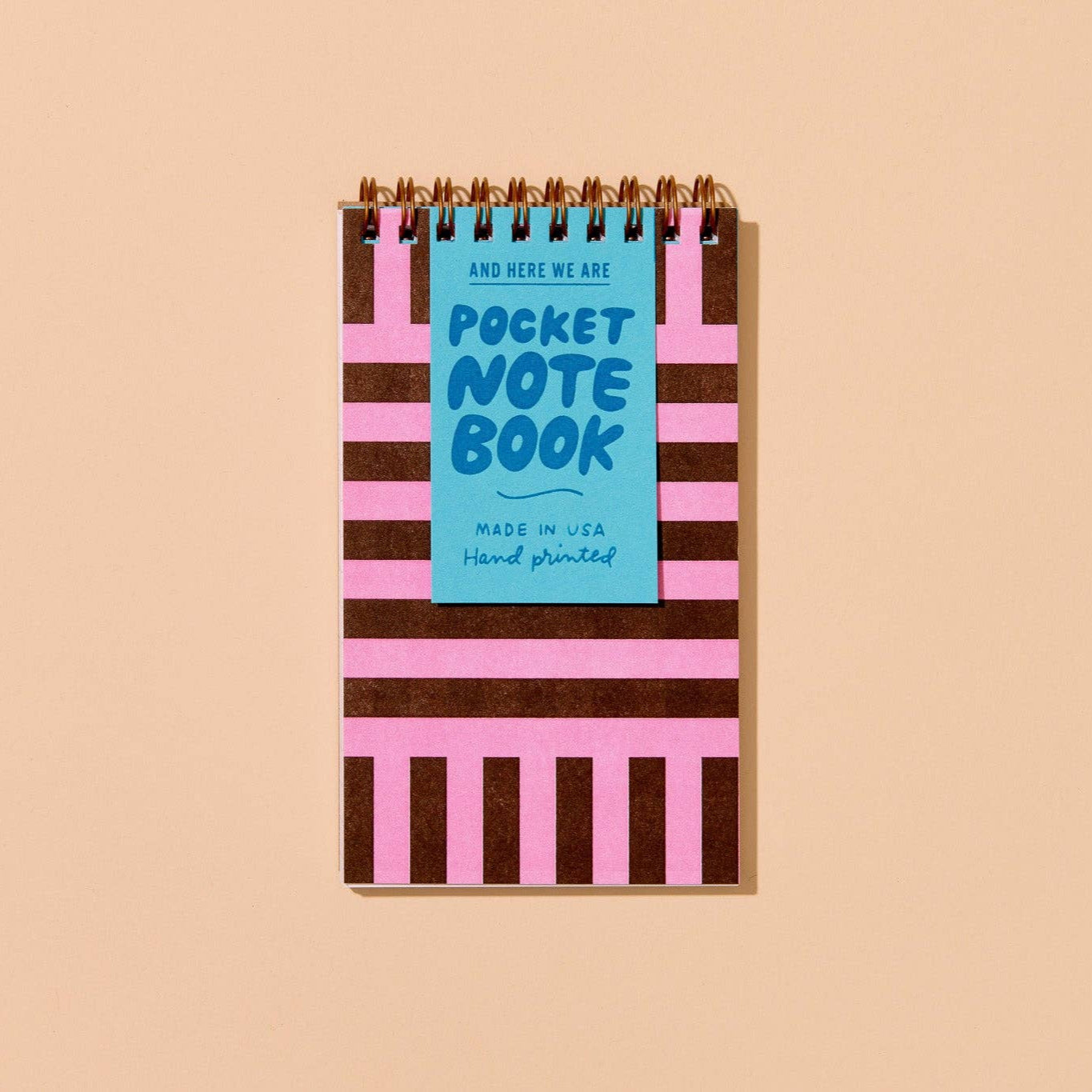 Riviera Letterpress Pocket-size Spiral Notebook