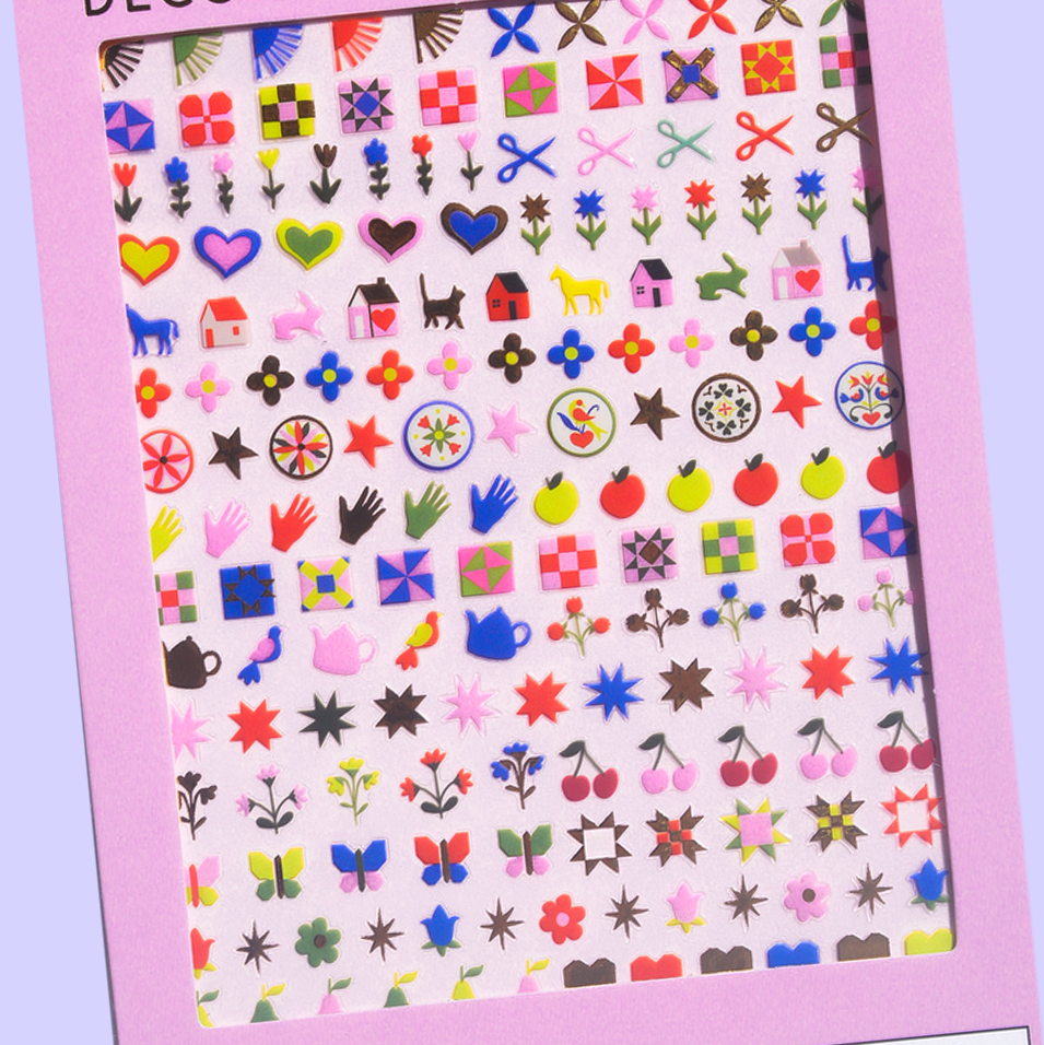 Pinwheel Nail Art Stickers