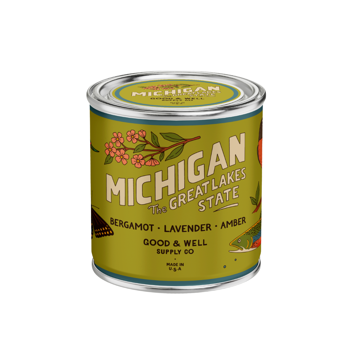 Michigan State Soy Candle