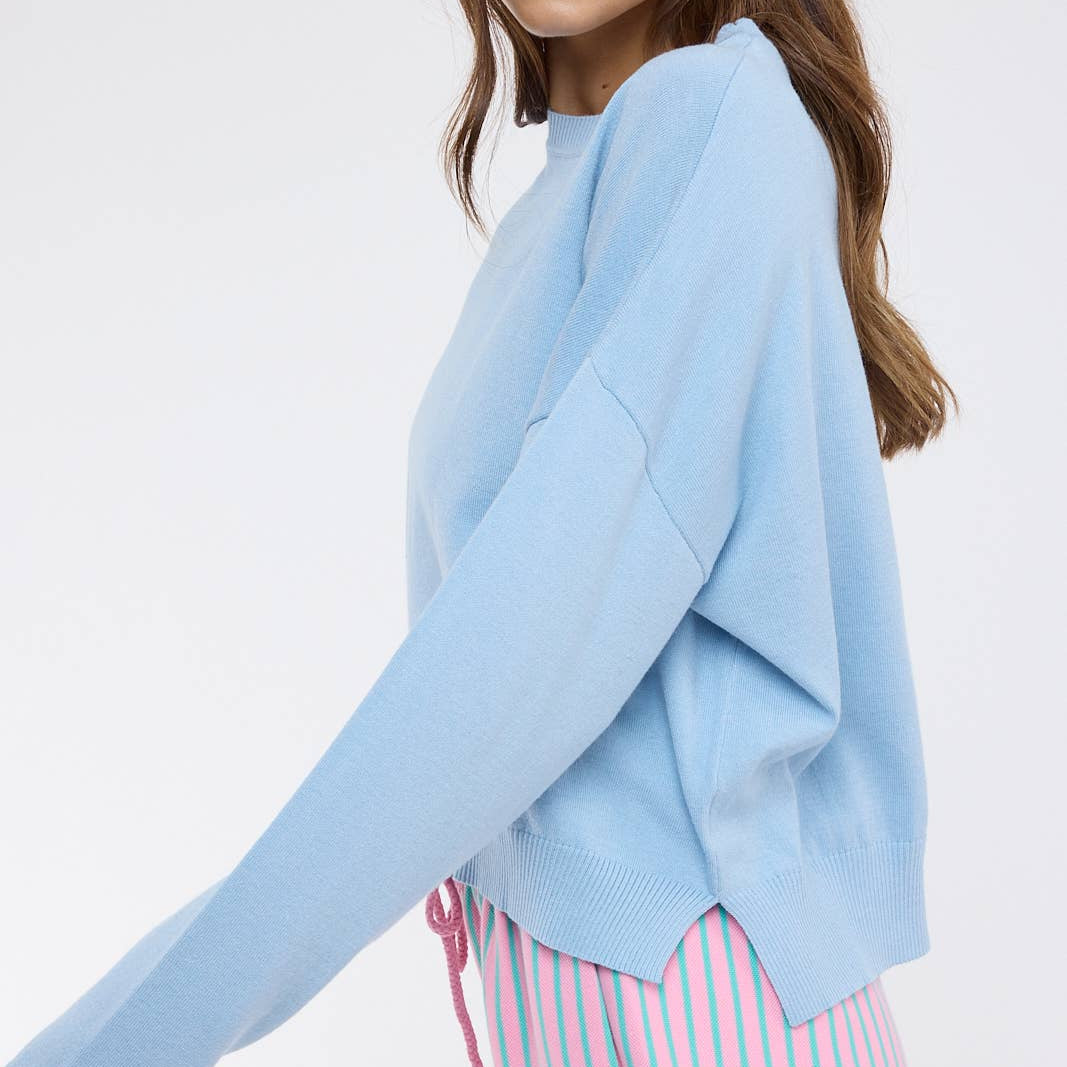 DROP SHOULDER SWEATER