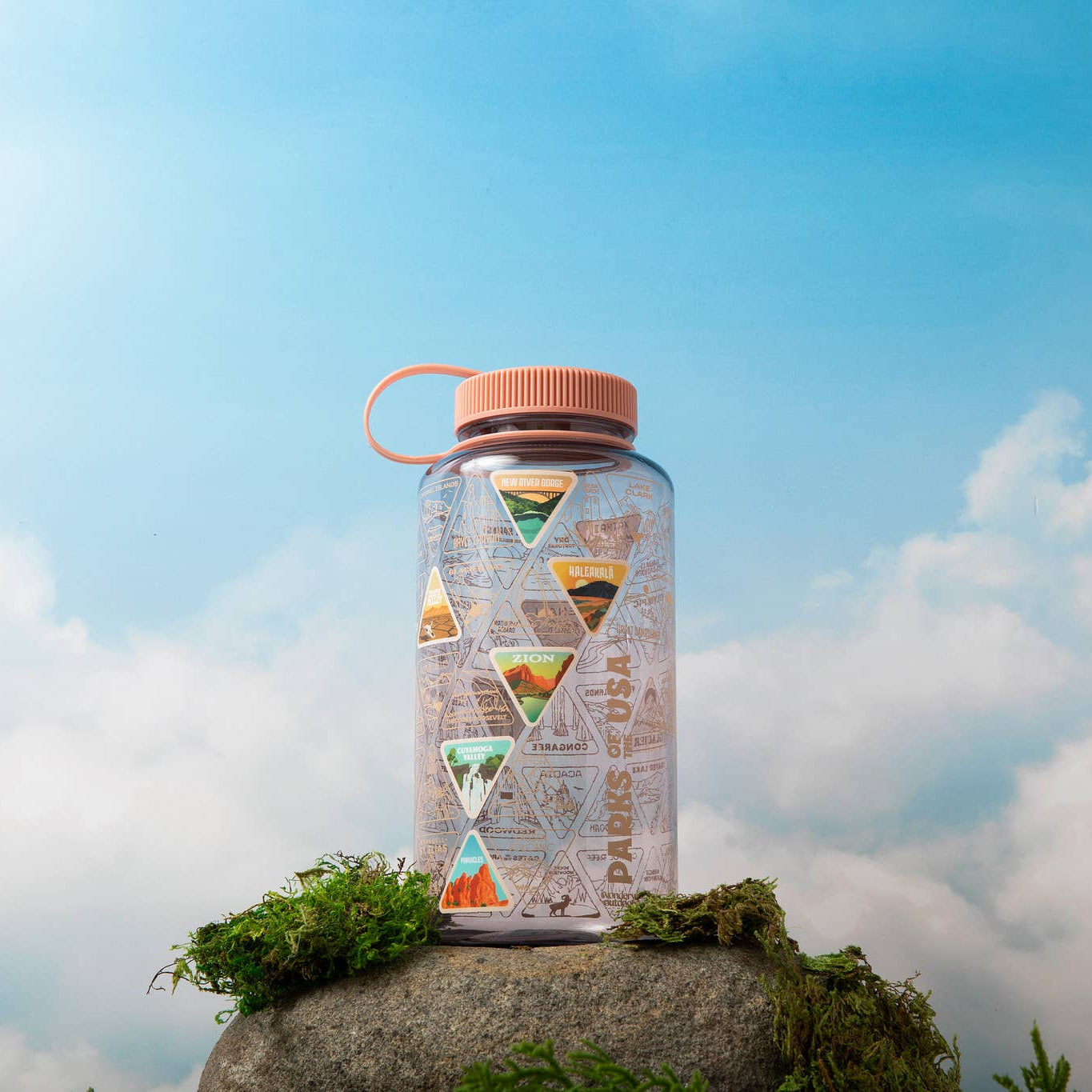 Parks of the USA Adventure Bucket List Bottle 32oz