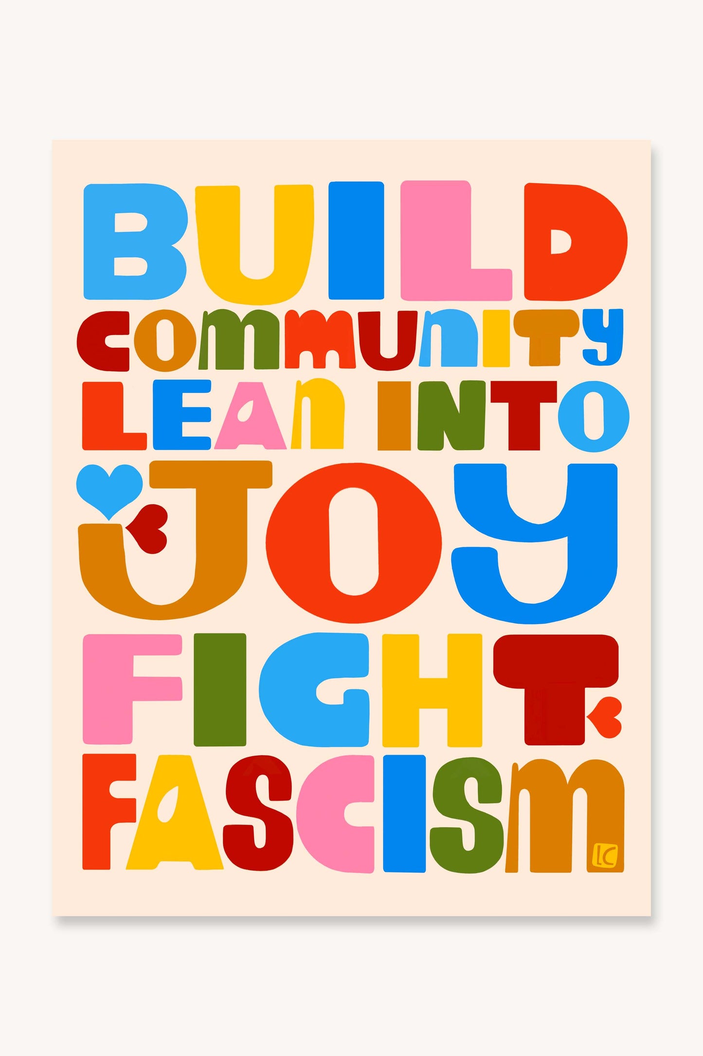 Build Community Art Print