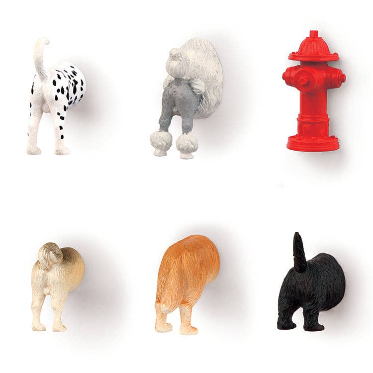 Dog Butt Magnet Set
