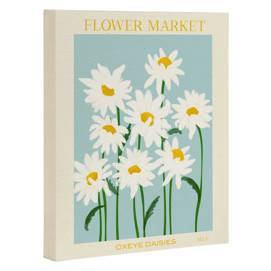Load image into Gallery viewer, Gale Switzer Flower Market Oxeye Daisies Art Canvas
