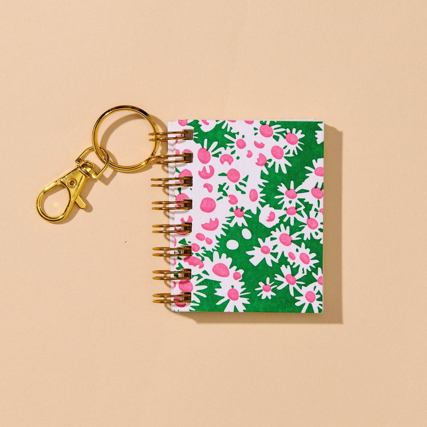 Aster Letterpress Mini Notebook Bag Charm