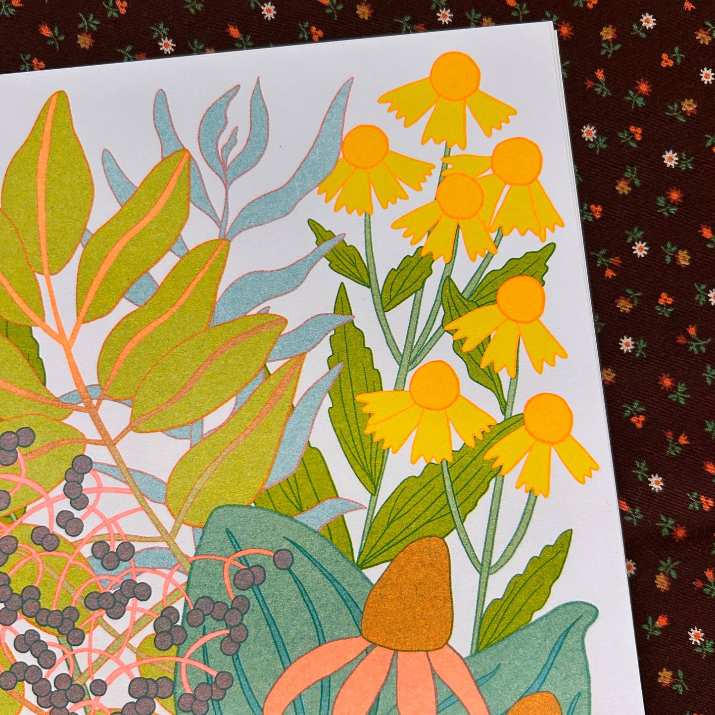 Belonging Prairie Risograph Art Print