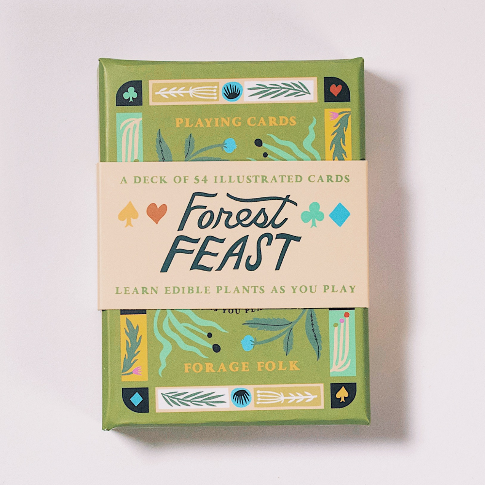 Forest Feast Edible Plant Card Deck