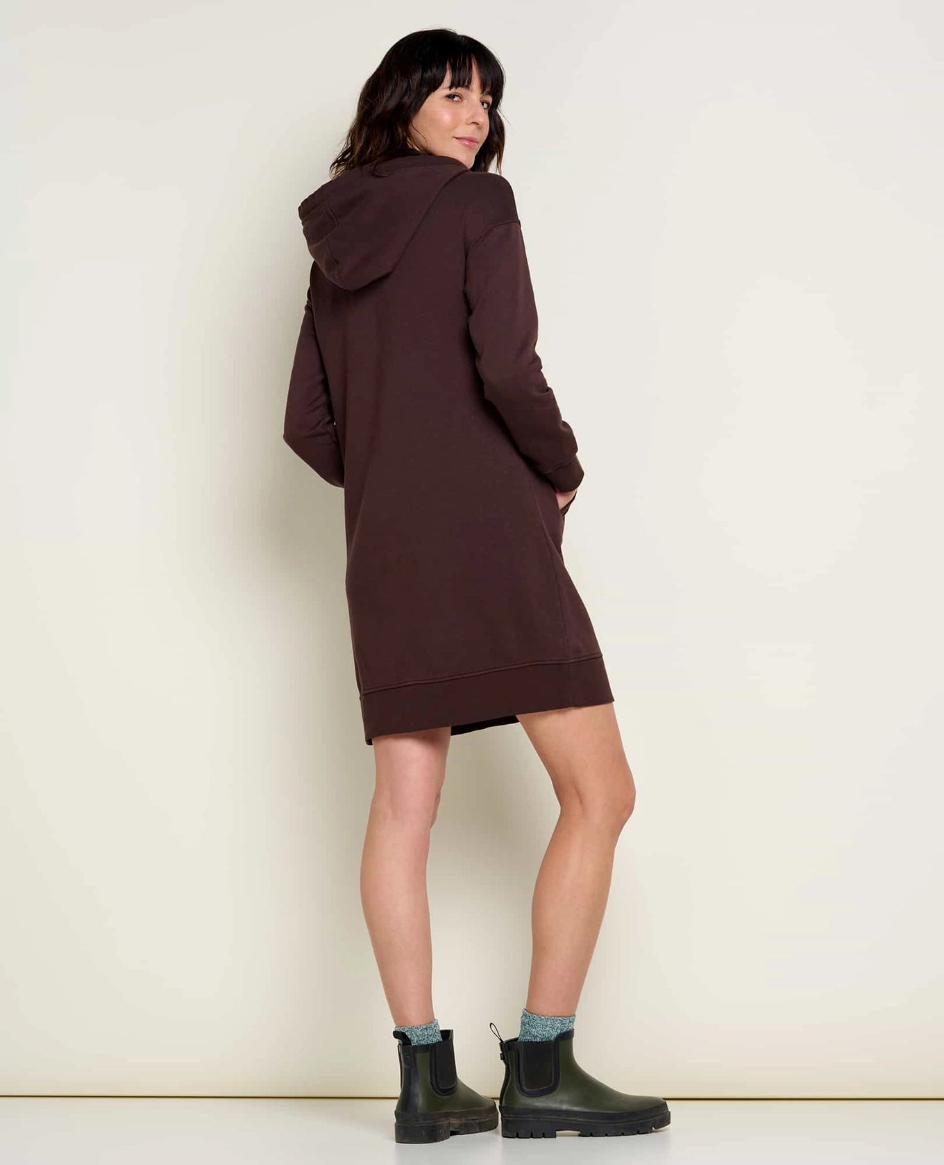 Load image into Gallery viewer, Hemp Daybreaker Hooded Dress
