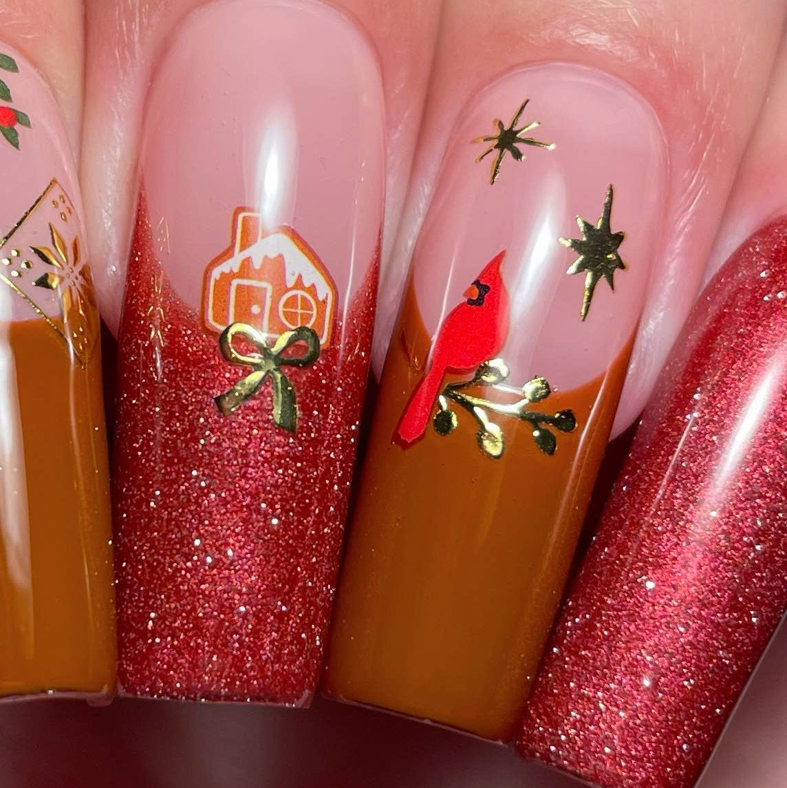 Deco The Halls Nail Art Stickers