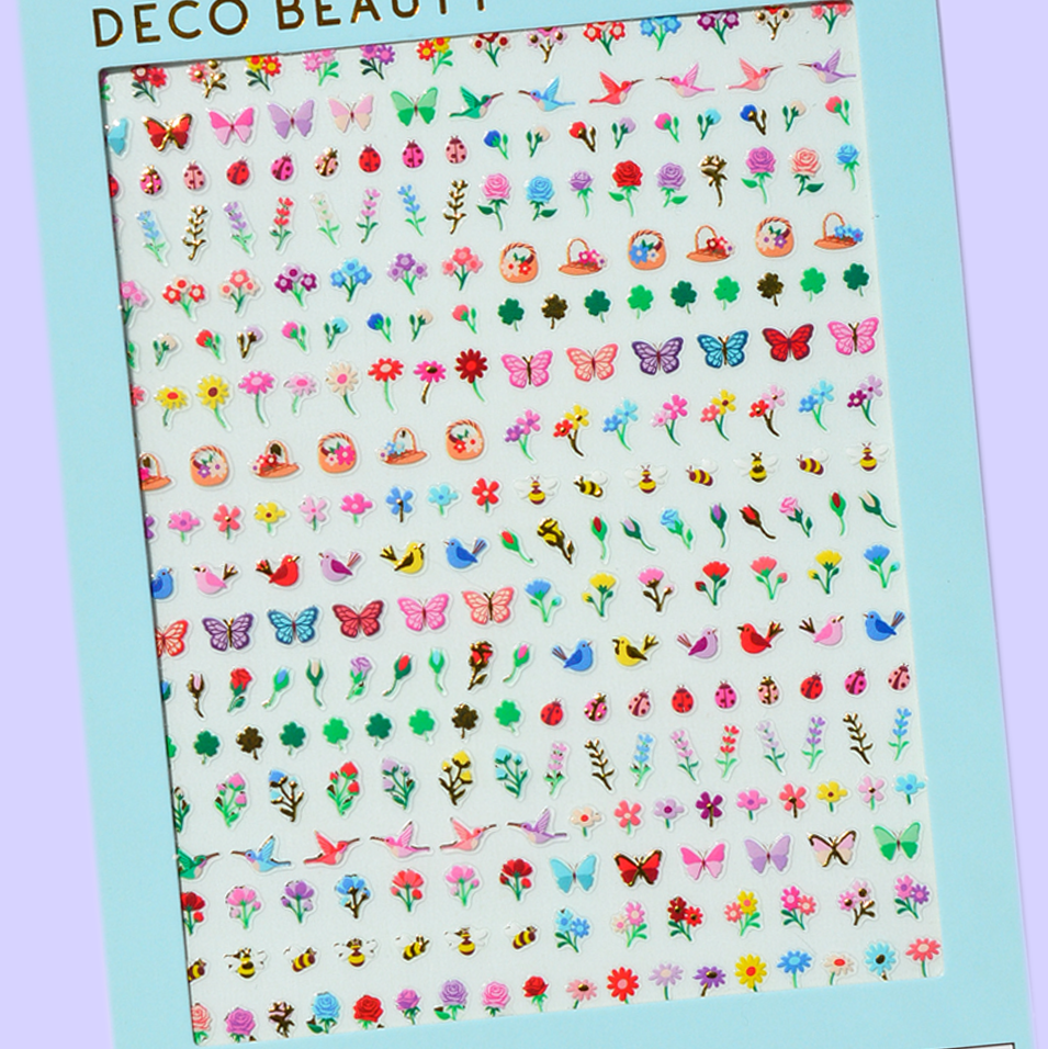 Teeny Flowers Nail Art Stickers