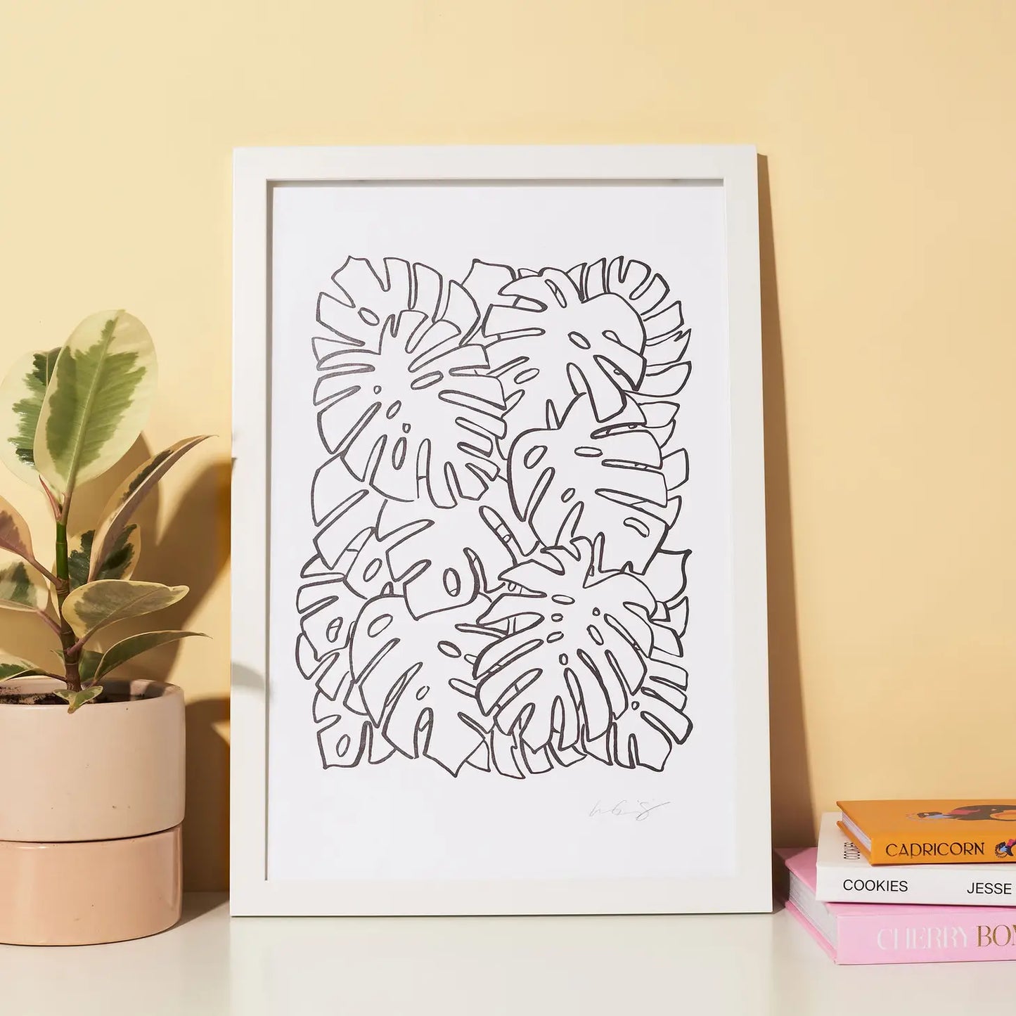 Monstera Leaf 12X18 Art Print