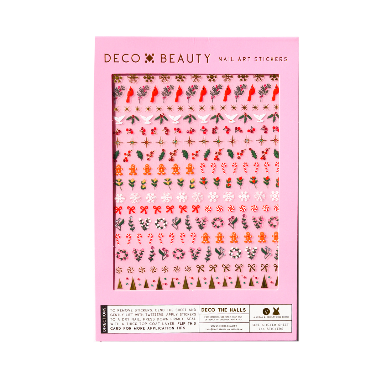 Deco The Halls Nail Art Stickers