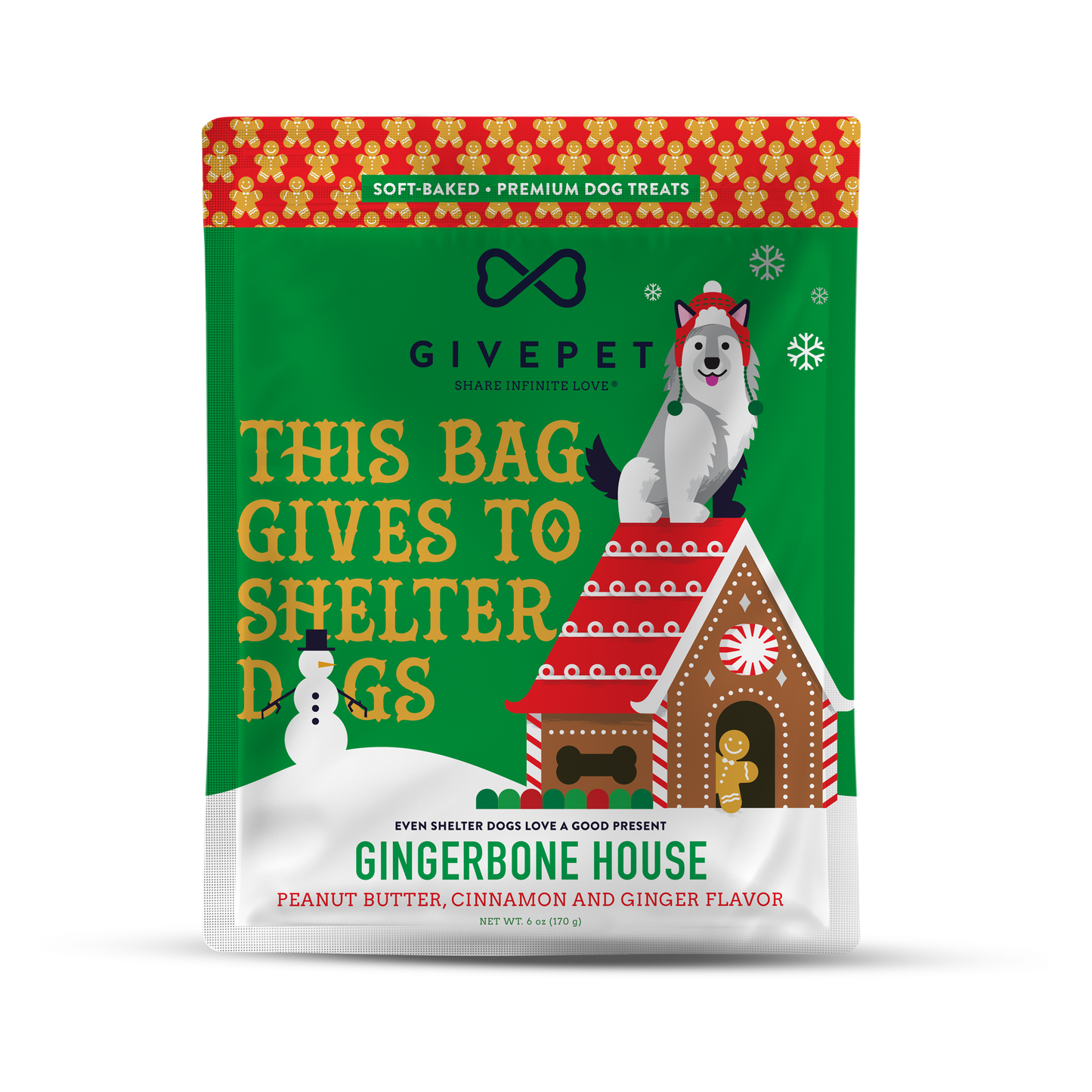 Gingerbone House Holiday Dog Treats