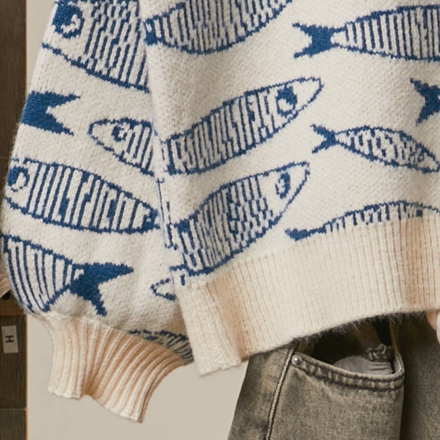 Sardine Story Knit Sweater