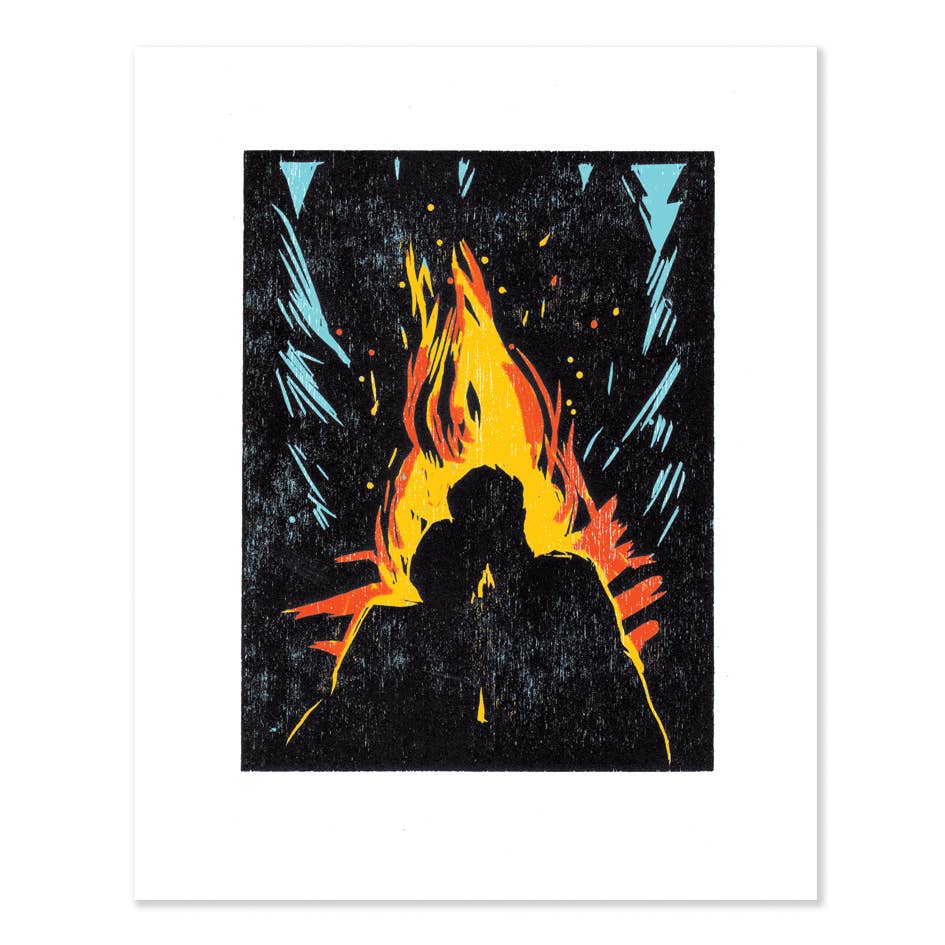Burning For You Art Print