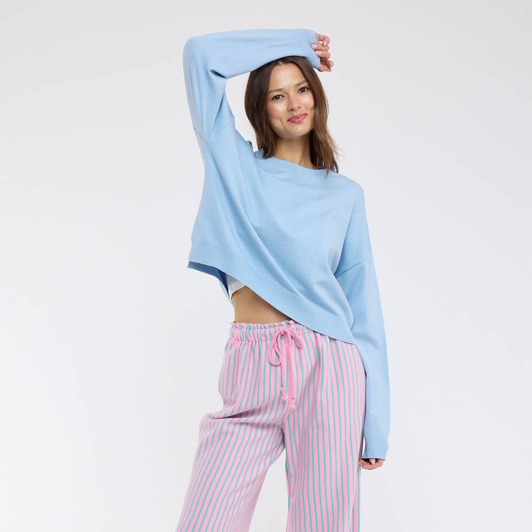 DROP SHOULDER SWEATER