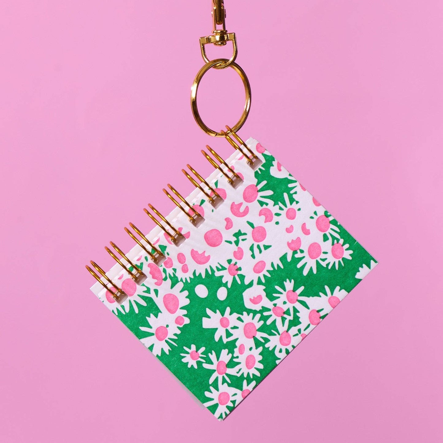 Aster Letterpress Mini Notebook Bag Charm