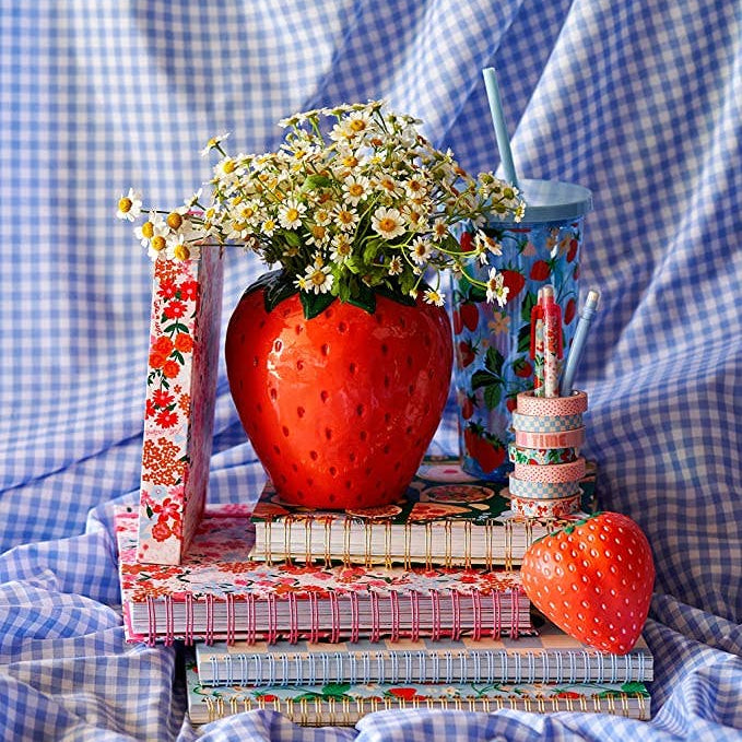 Strawberry Fields Ceramic Vase