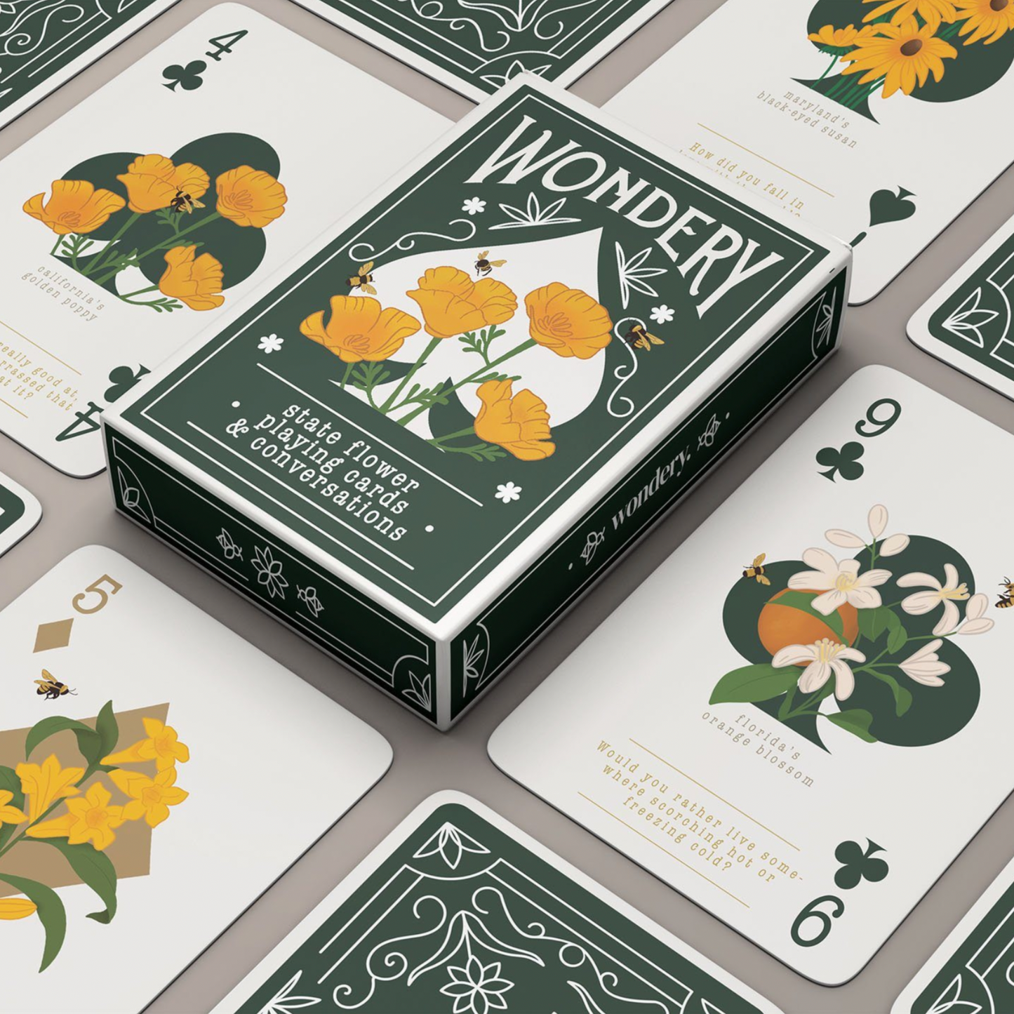 Flowers of America Playing Cards