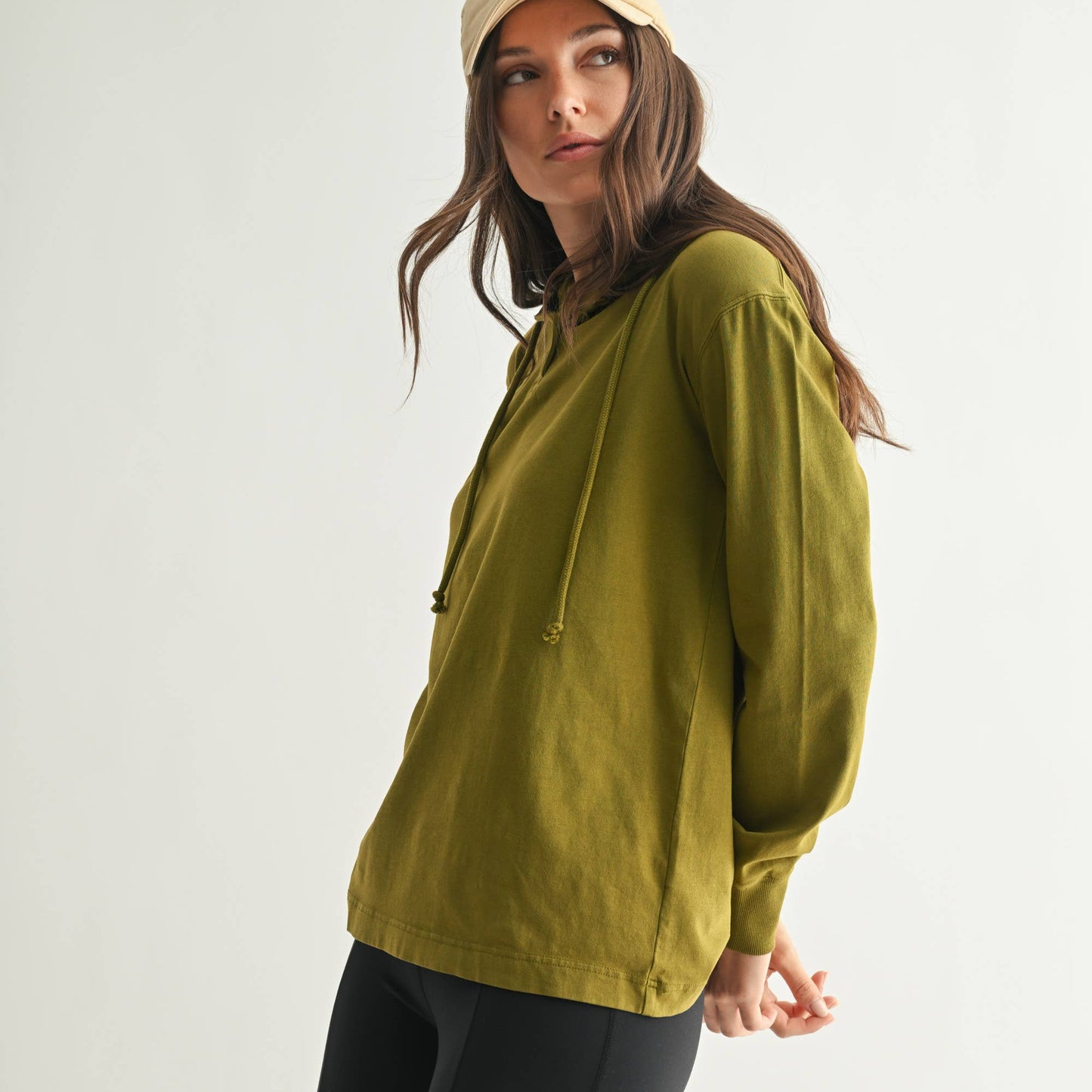 Ridgeline Pima Cotton Henley Hoodie