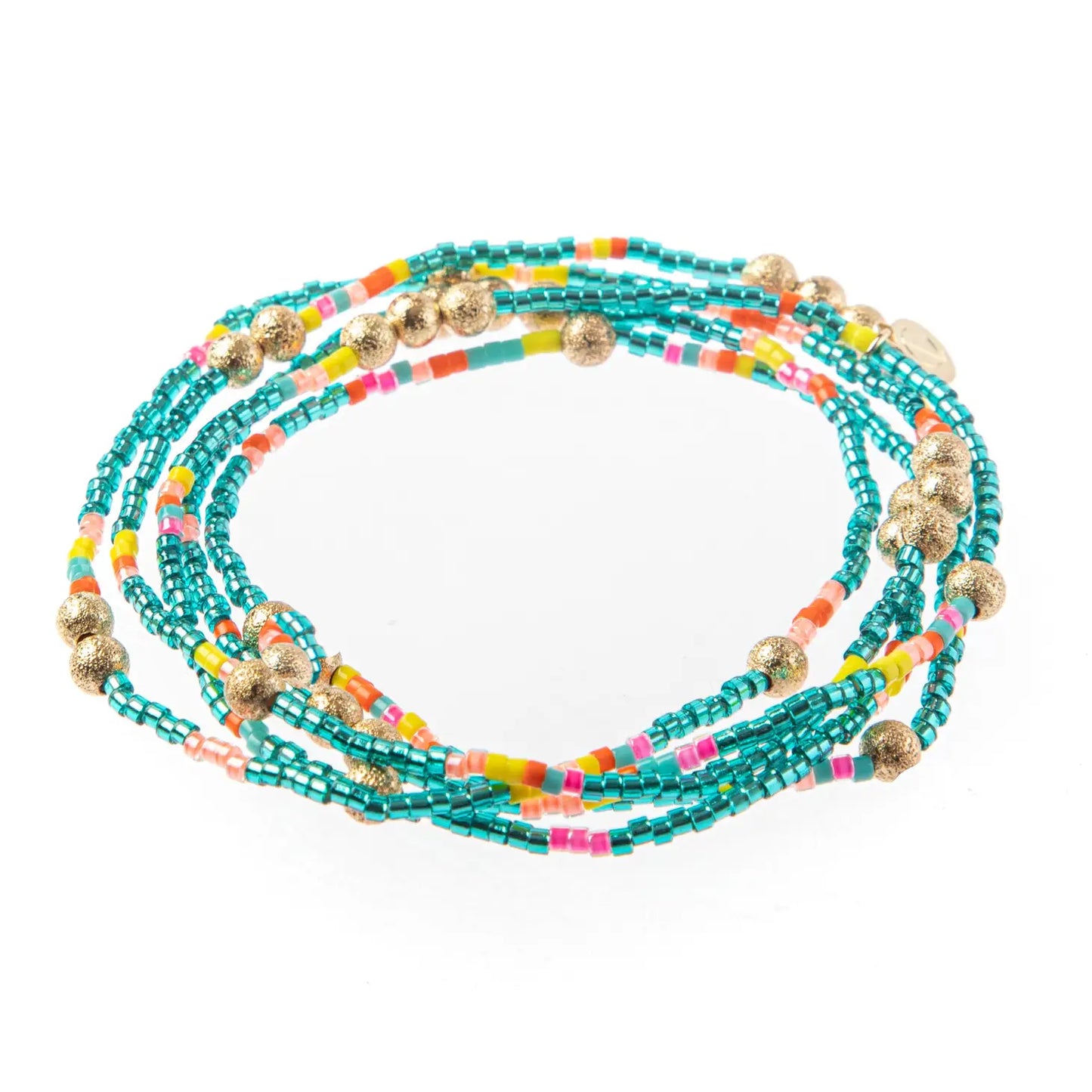 Load image into Gallery viewer, Malibu Wrap Bracelet/Necklace - Turquoise Multi
