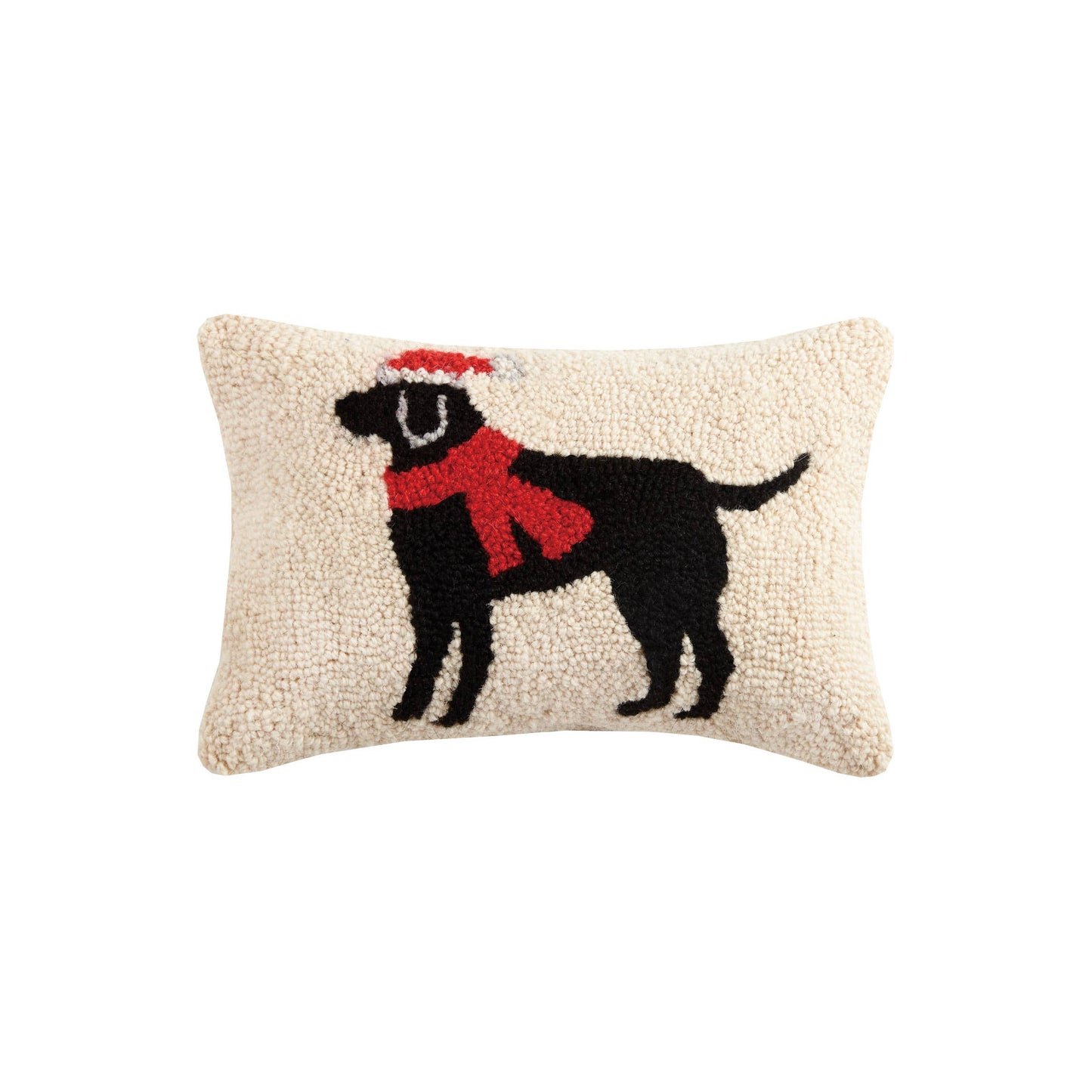 Black Labrador Dog Hook Pillow