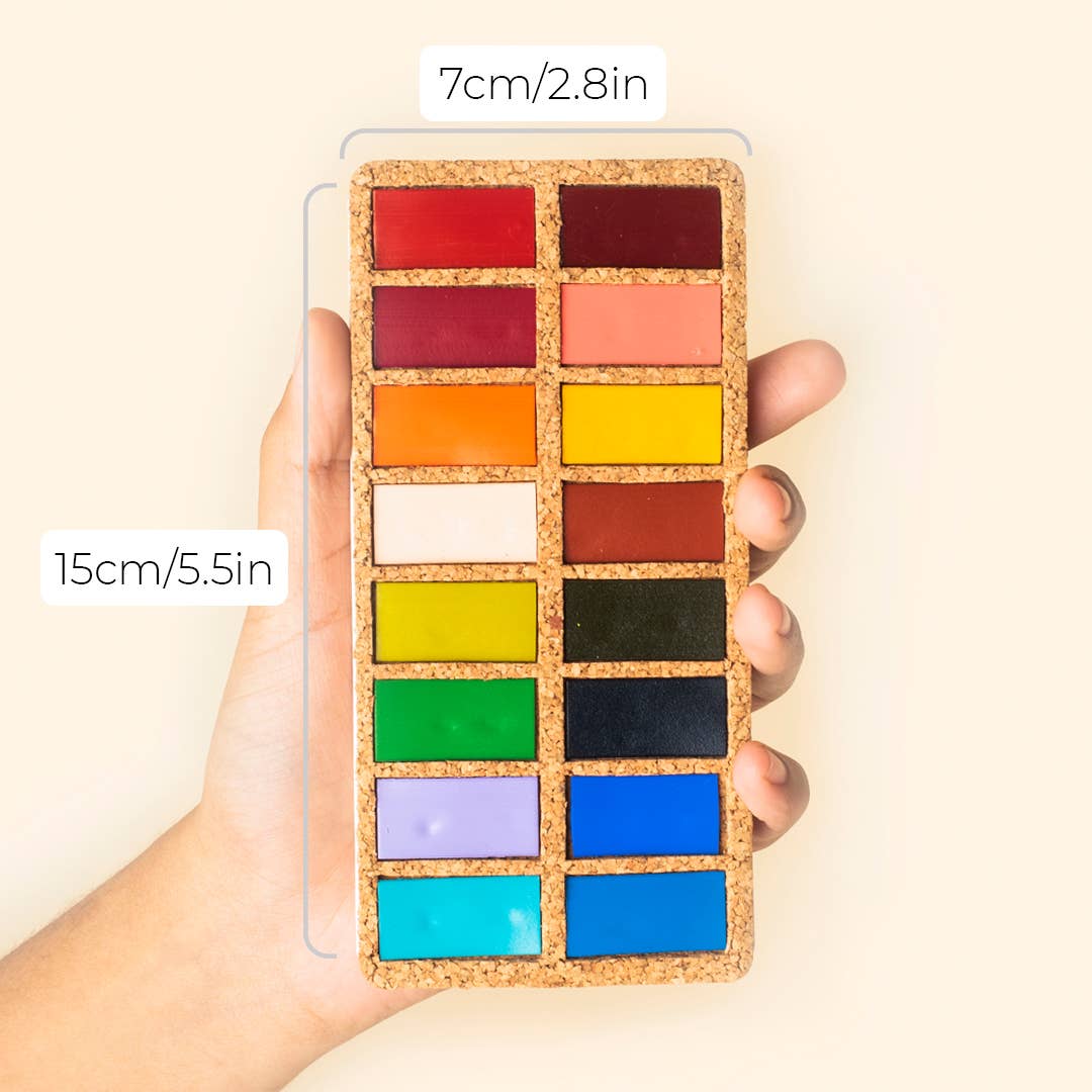 Spring Pans Set - 16 Watercolors