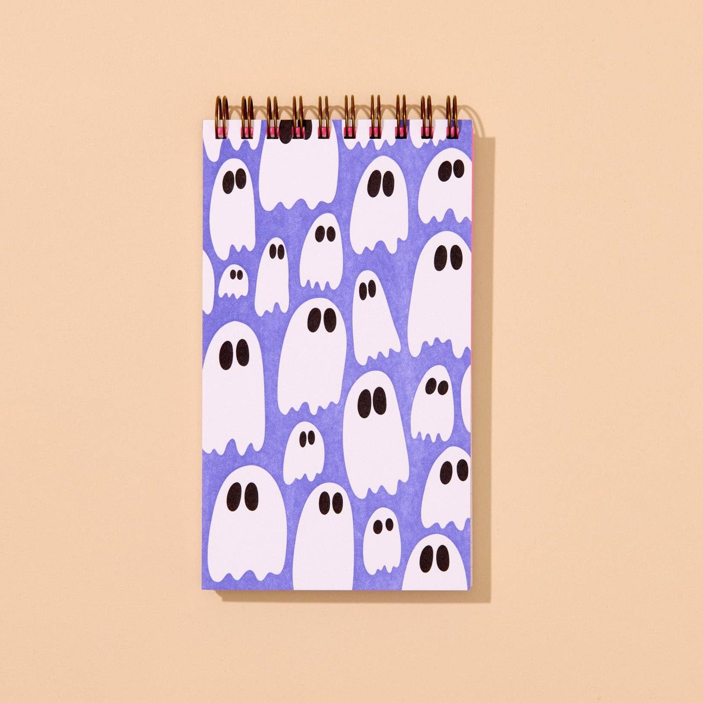 Ghost Letterpress Pocket-size Spiral Notebook