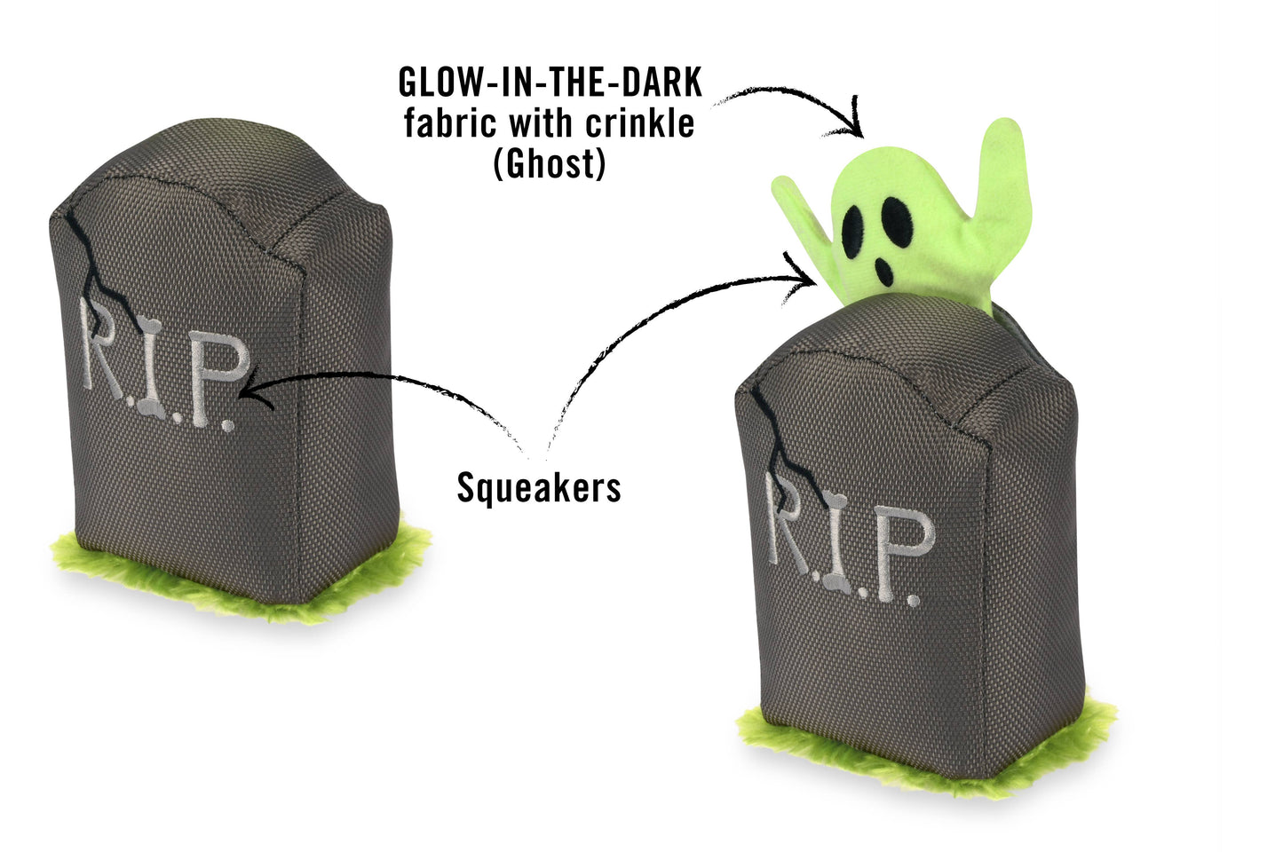 Ghoulish Grave Dog Toy