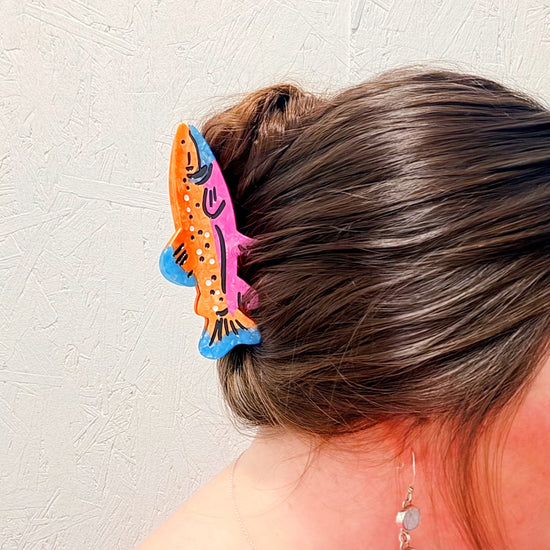 Trout Hair Claw Clip