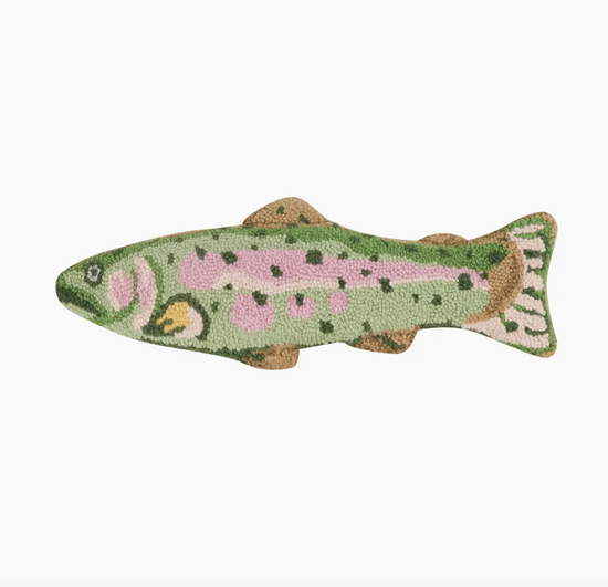 Shaped Trout Hook Pillow